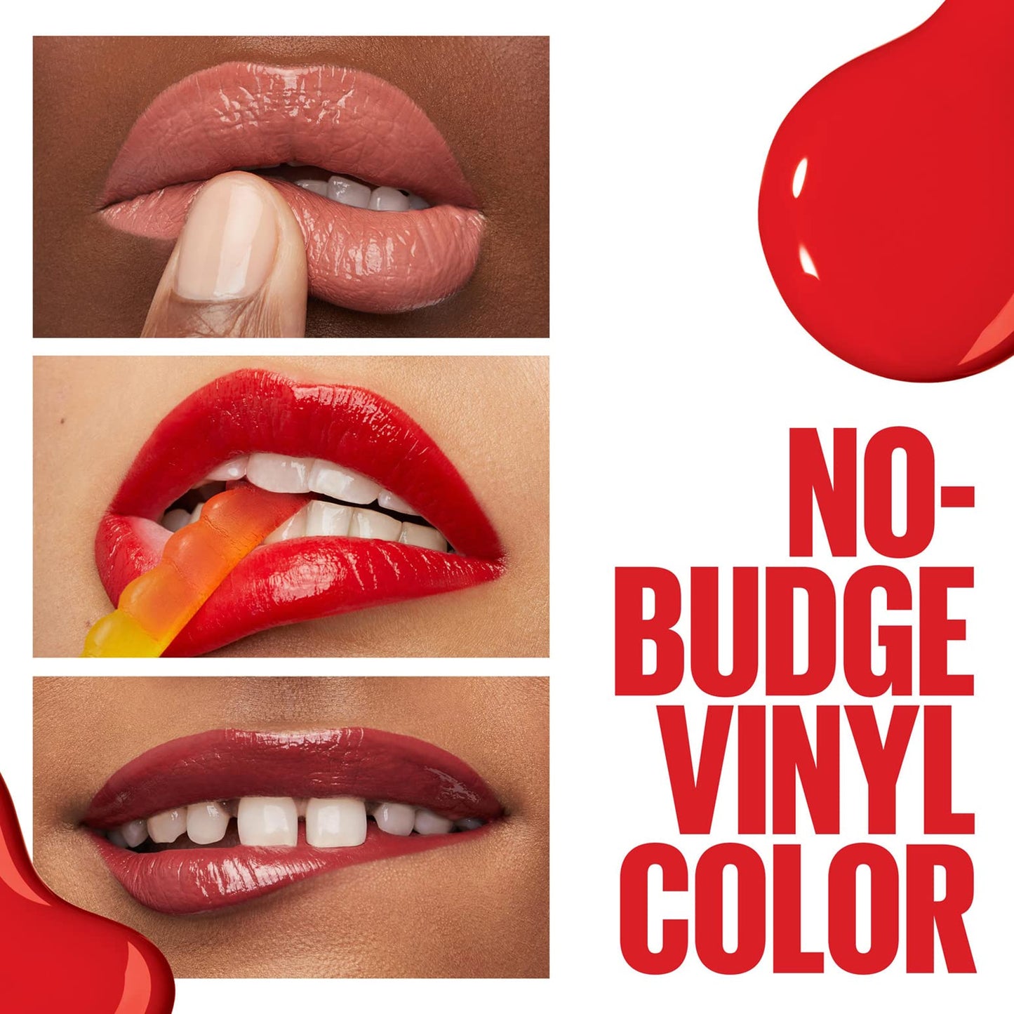 Maybelline New York Lip Colour, Smudge-free, Long Lasting up to 16h, Liquid Lipstick, Shine Finish, SuperStay Vinyl Ink, 35 Cheeky