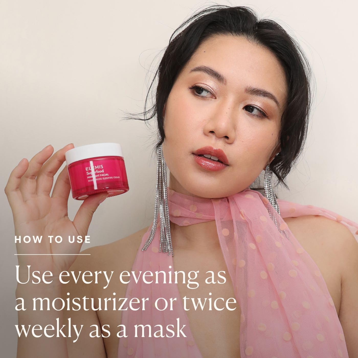 ELEMIS Superfood Midnight Facial Cream & Facial Oil, Nourishing Prebiotic Night Gel Treatment, Moisturising and Hydrating Care with Anti-Oxidant Rich Formula to Plump and Smooth Skin