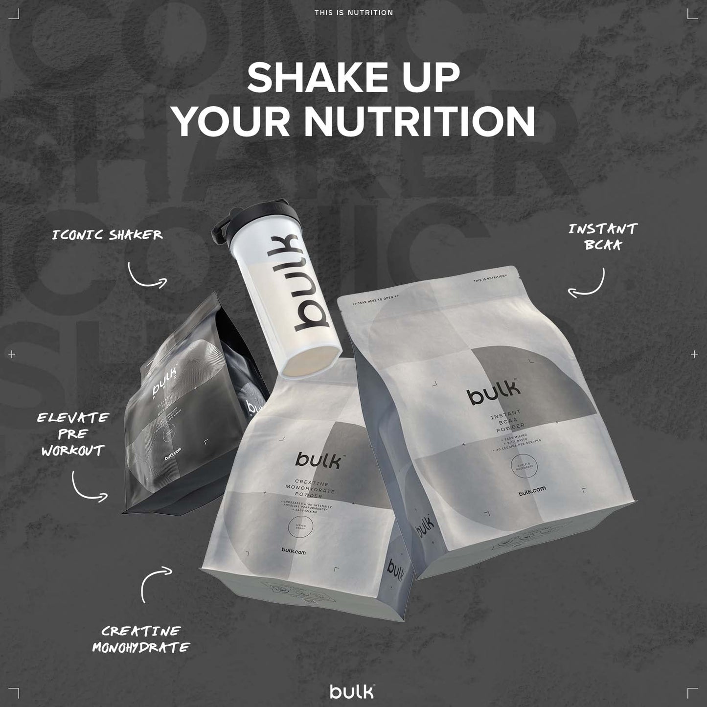 Bulk Iconic Shaker Bottle, 750ml, Clear, Leak-Proof, BPA-Free, Wire Mixing Ball for Lump-Free Shakes, Convenient Carry Handle, Transparent Fill Level, Dishwasher Safe