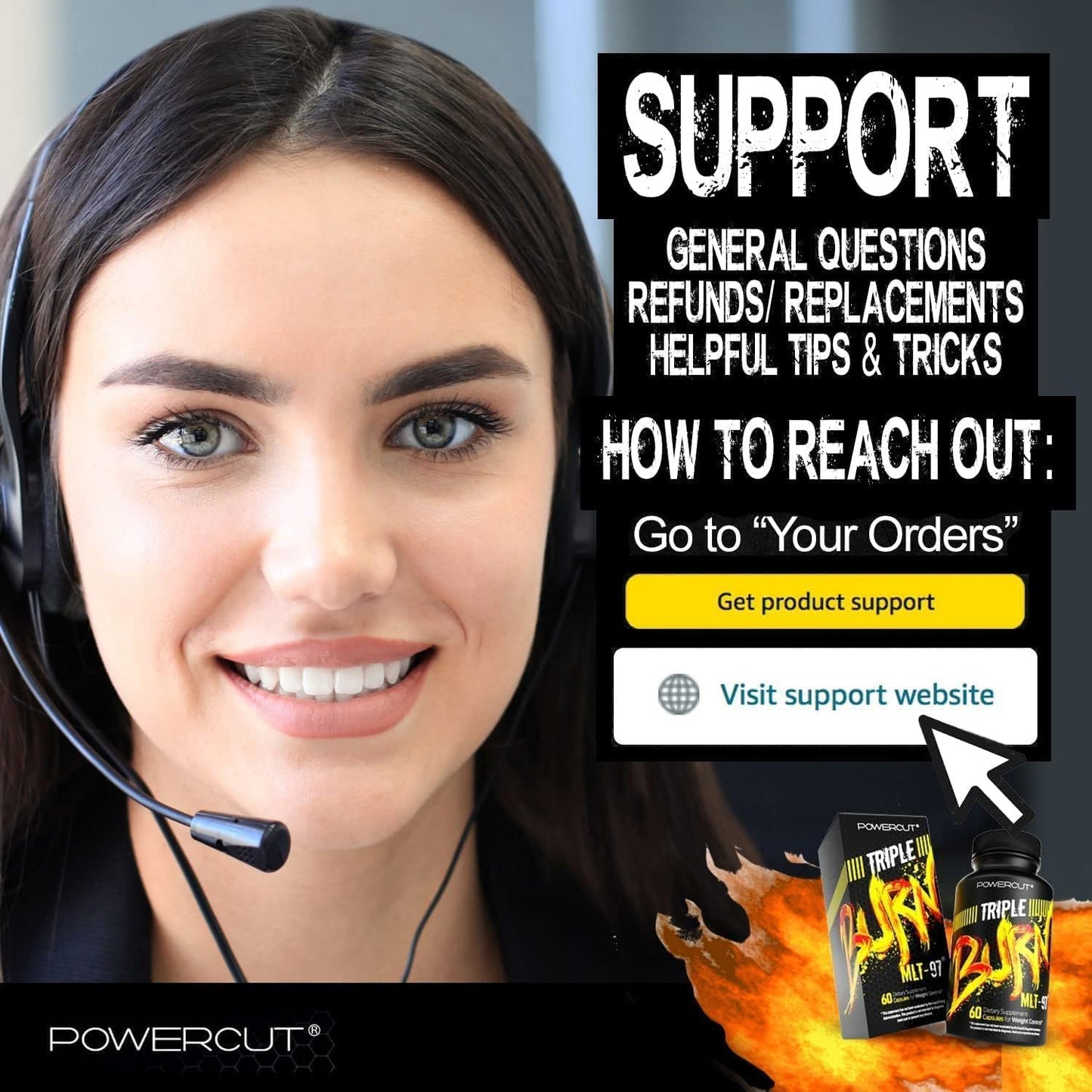 Powercut Triple Strength with MLT-97 for Women and Men