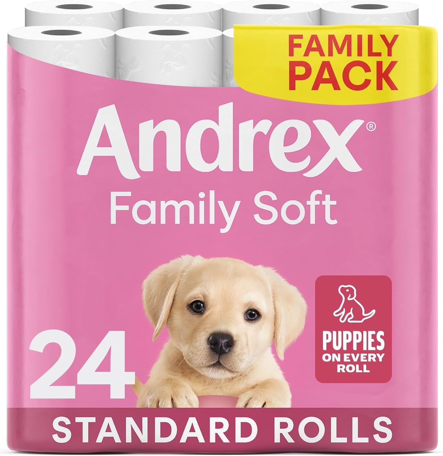 Andrex Family Soft Toilet Roll 24 Pack – 2 Ply Fragrance Free