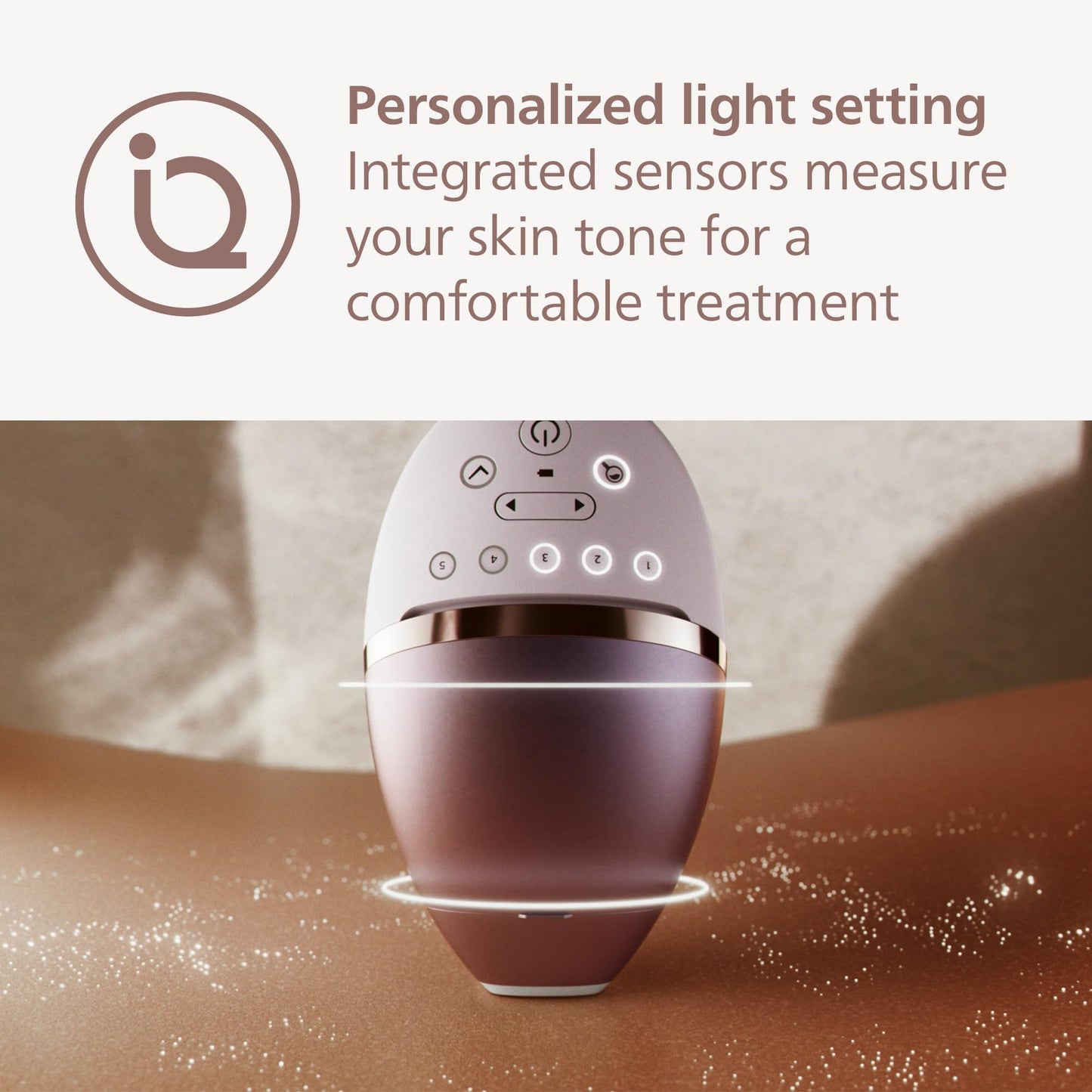 Philips Lumea Series 8000, IPL Hair Removal Device, with SenseIQ Technology, 4 Attachments for Body, Face, Bikini and Underarms, Satin Compact Pen Trimmer, Model BRI949/00