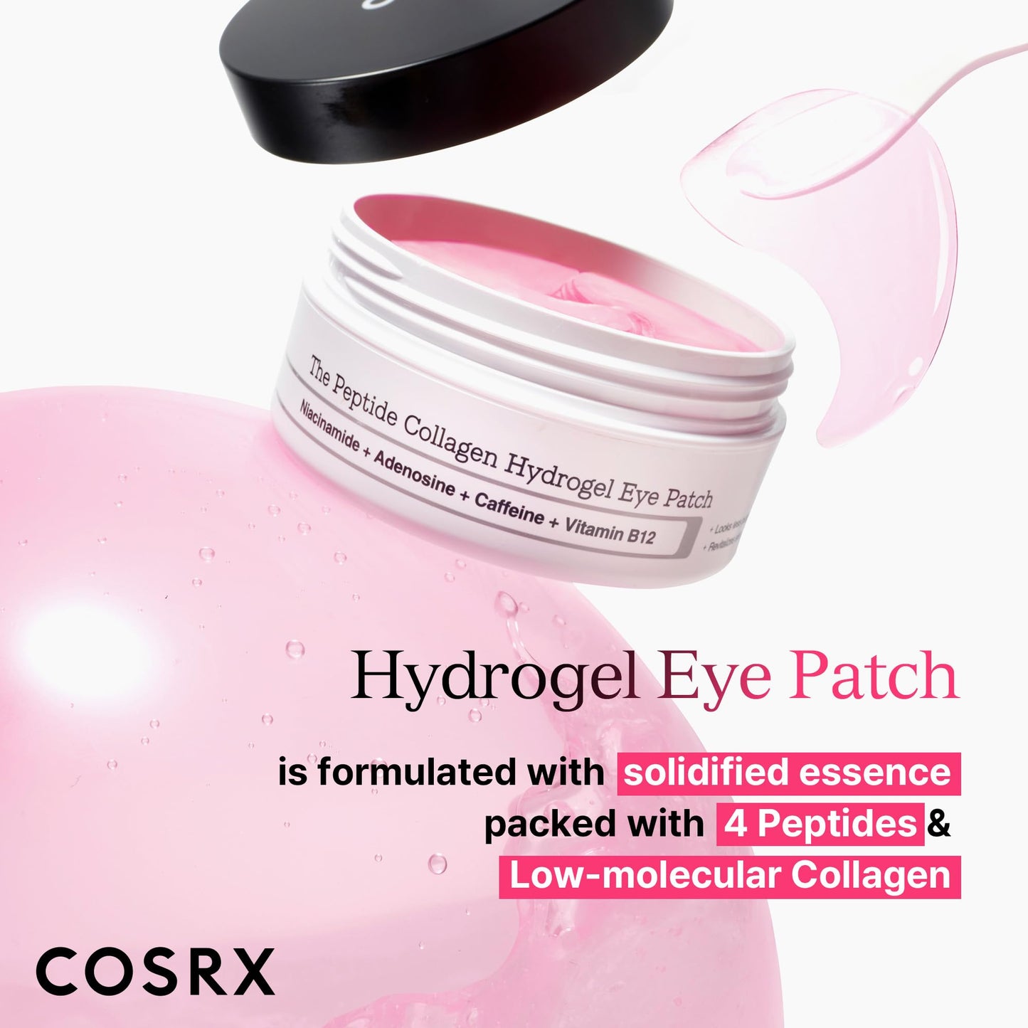 COSRX Peptide Collagen Hydrogel Eye Patches – 60 pcs | TRYTLION