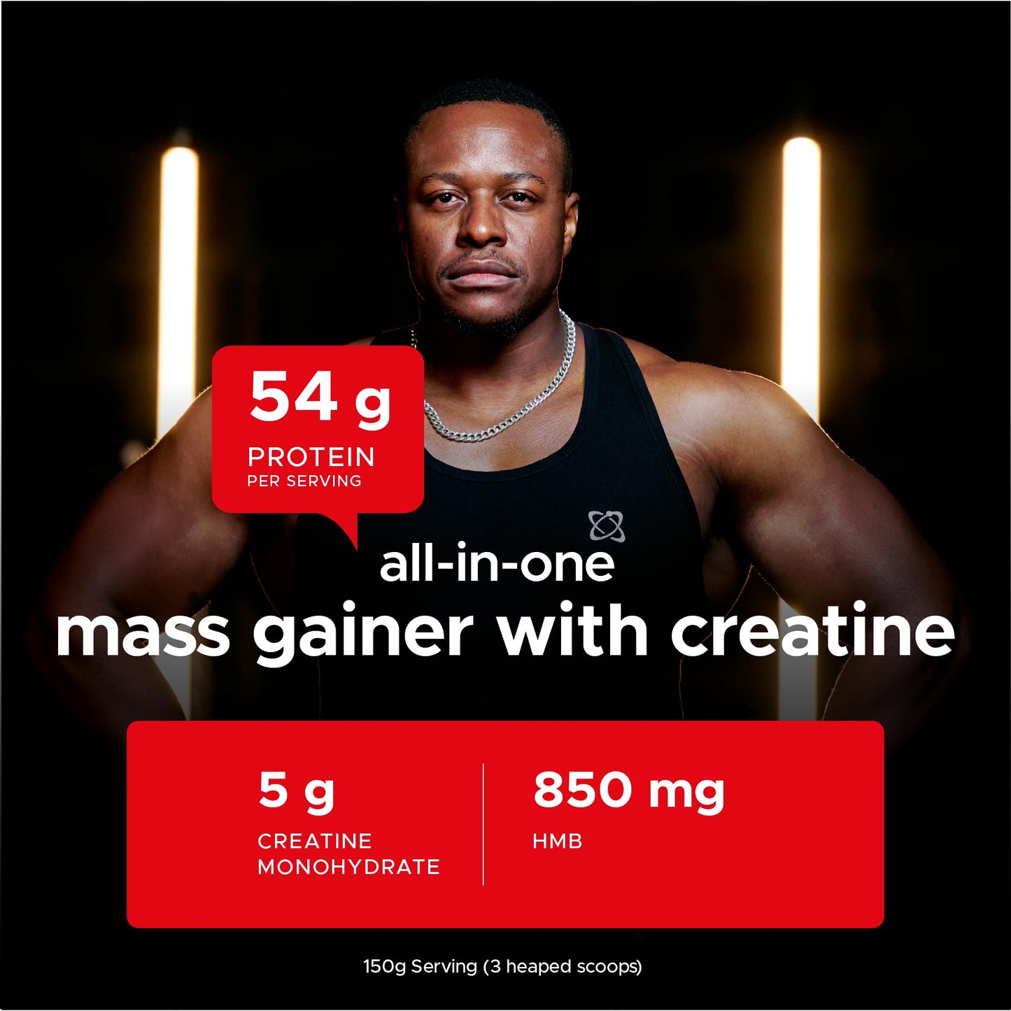USN Muscle Fuel Anabolic All-In-One Muscle Mass Gainer, Variety Flavour Pack - 4kg, 54g Protein Powder, 5g Creatine Powder & 5g BCAA Powder For Maximum Muscle Growth, Post Workout Recovery Drink Mix