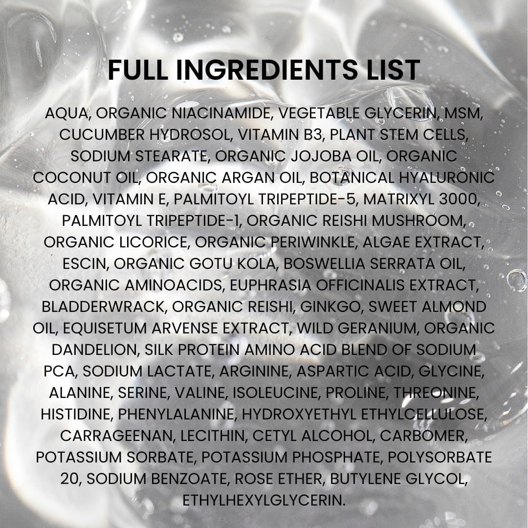 Anti Wrinkle Eye Gel for Dark Circles & Puffy eyes with Peptides and Niacinamide that Reduces Eye Bags, Crow's Feet, Fine Lines & Sagginess - Natural & Organic Under Eye Gel for Wrinkles - 15ml