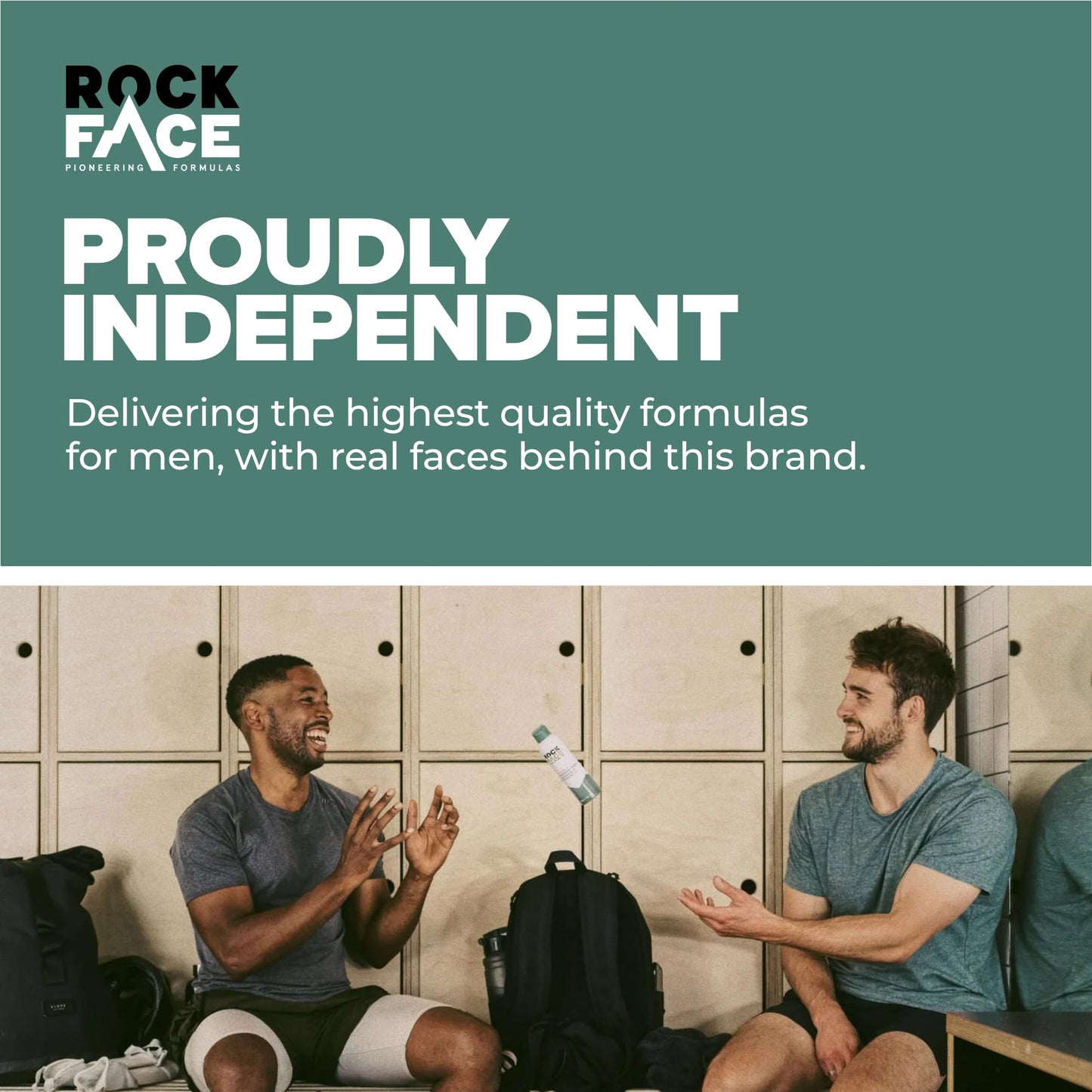 Rock Face Antiperspirant Deodorant for Men - Original Fresh Citrus Scent, 200ml Spray, 48 Hour Protection, Non-Staining, Multipack of 6