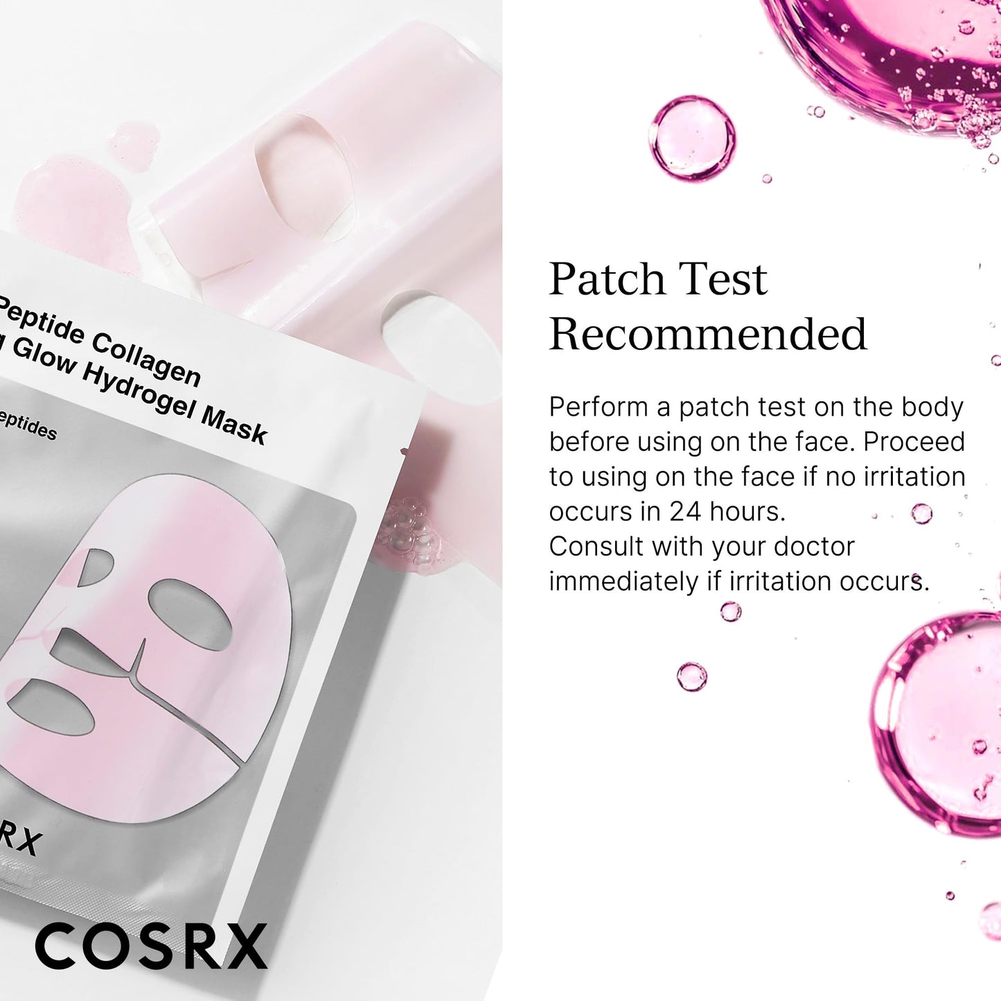 COSRX Peptide Collagen Lifting Glow Masks – Pack of 3 | TRYTLION