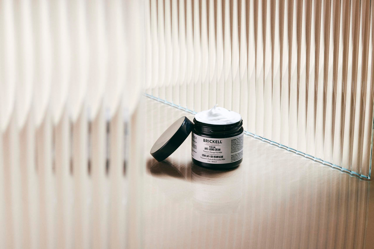 Brickell Men's Products Resurfacing Anti-Aging Cream For Men, Natural and Organic Vitamin C Cream, 59 mL, Unscented