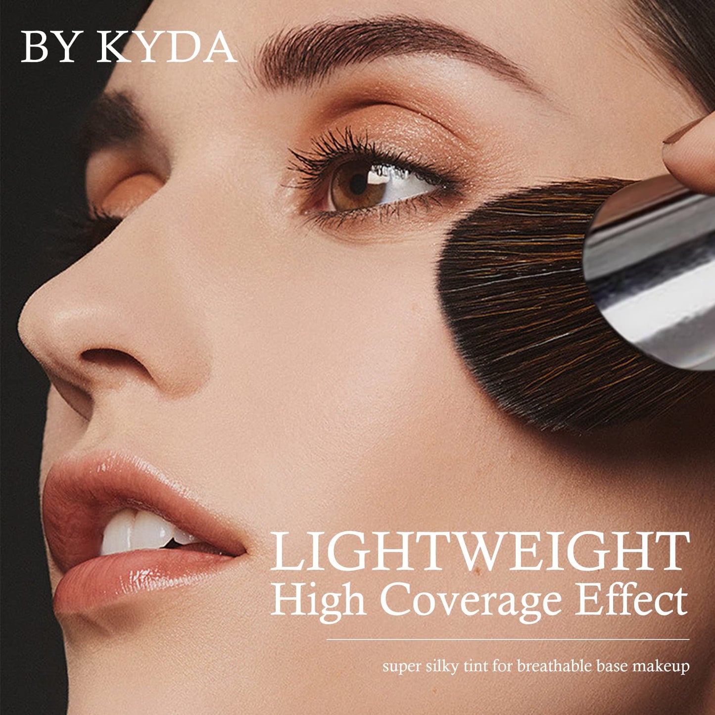 KYDA AirBrush Foundation Spray, Silky Makeup, High Coverage Creamy Finish, Lasting Breathable, Moisturizing - #120 Classic Ivory