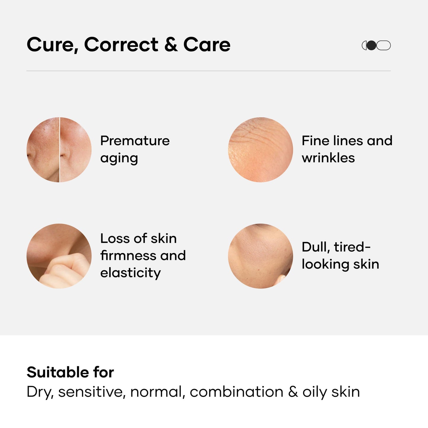 Cureskin Collagen Peptides for Women | Collagen Boost Hyaluronic Acid Serum | Plumps & Repairs with Hyaluronic Acid, Peptides and Probiotics