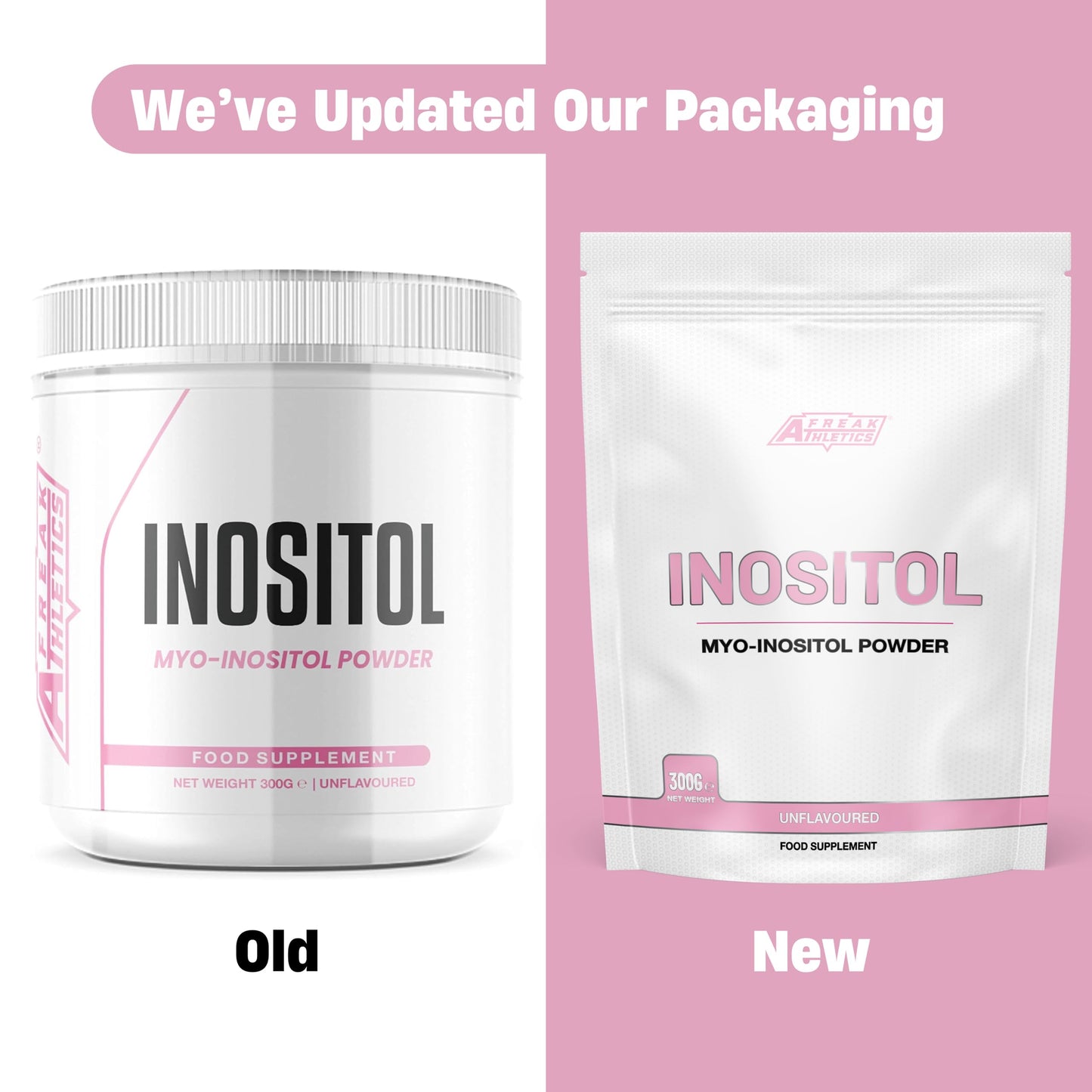 Inositol (Myo-Inositol) Powder 300g | Premium Myo Inositol Powder - Supports Women with PCOS - Promotes Hormonal Balance & Normal Ovarian Function