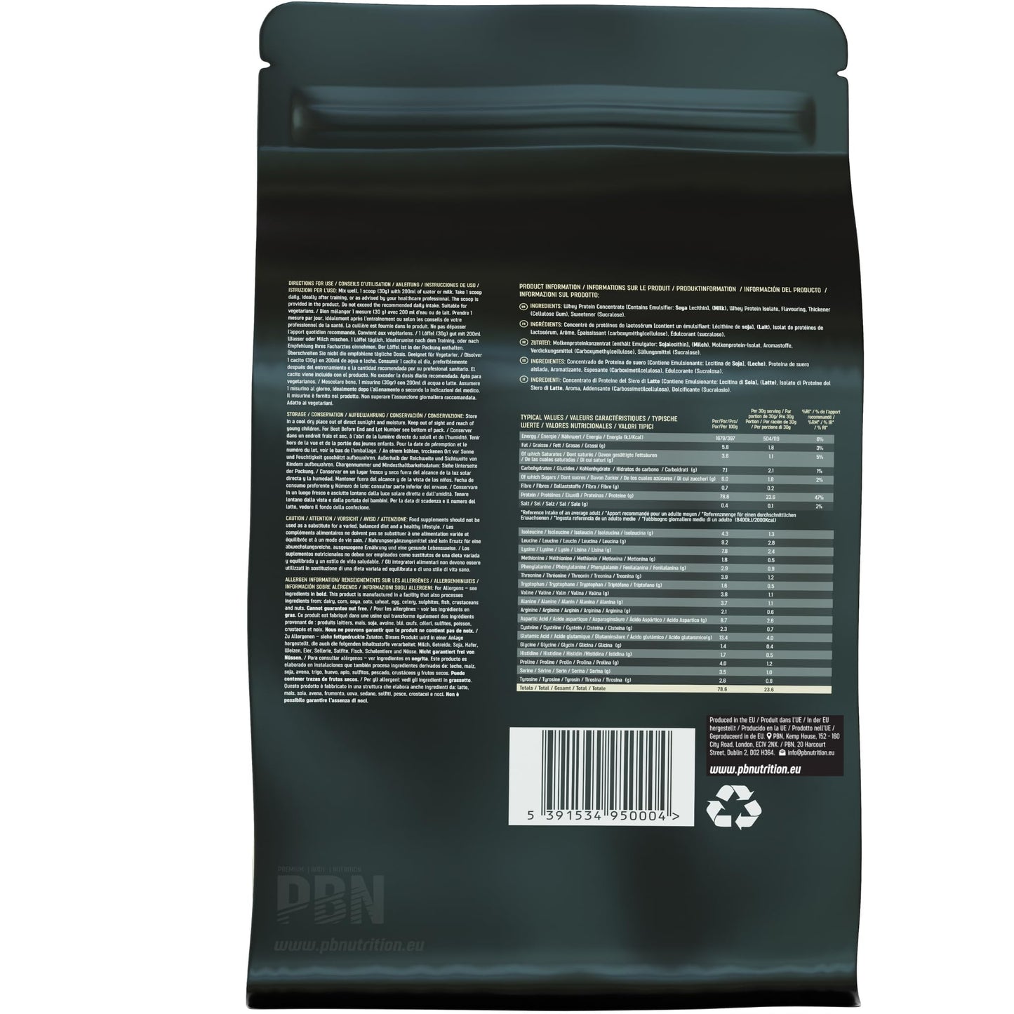 Premium Body Nutrition Whey Protein 1kg Vanilla, New Improved Flavour