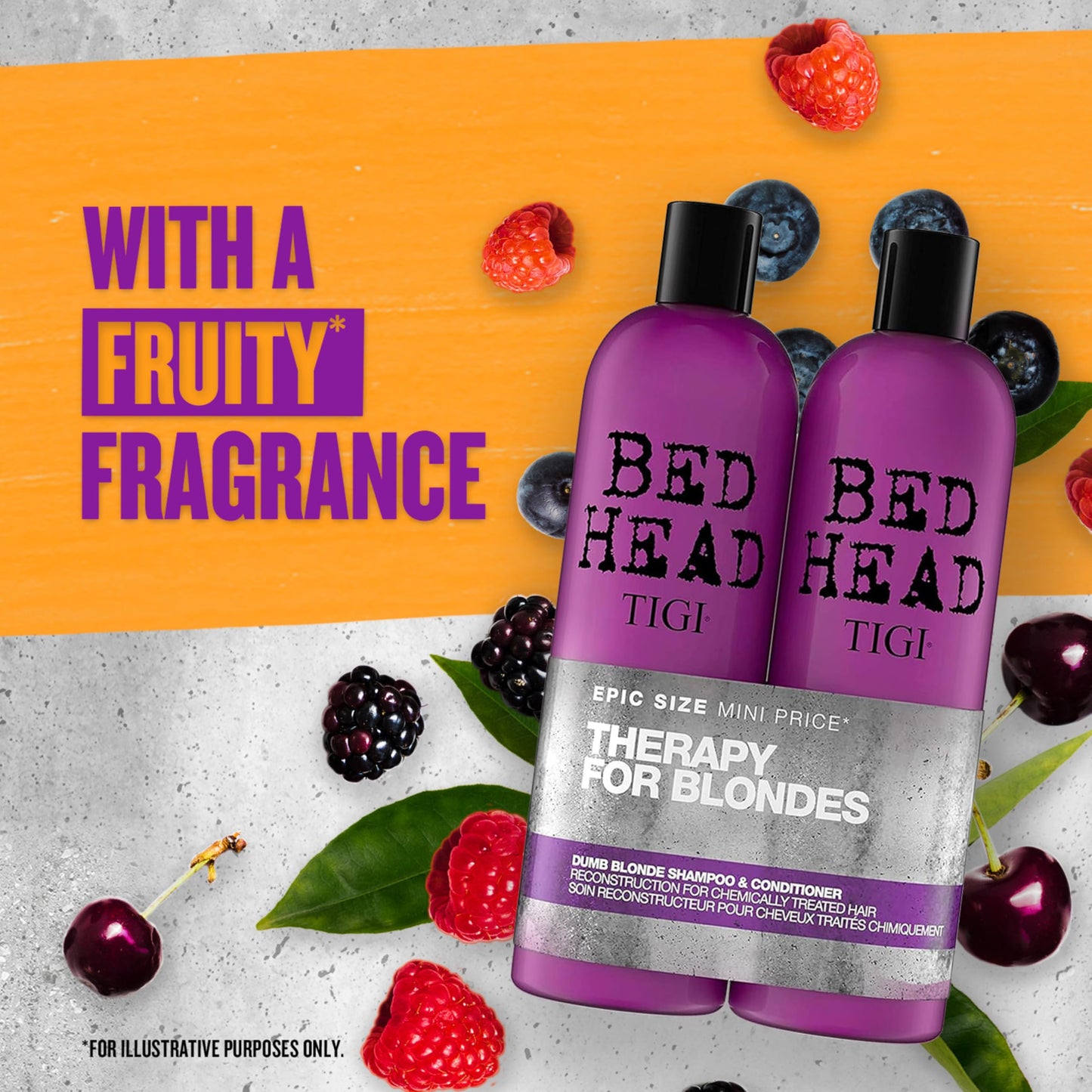 TIGI Bed Head Dumb Blonde Shampoo and Conditioner Set - Nourishing Professional Coloured Hair Treatment - Ideal For Blonde Hair - 750 ml (Pack of 2)