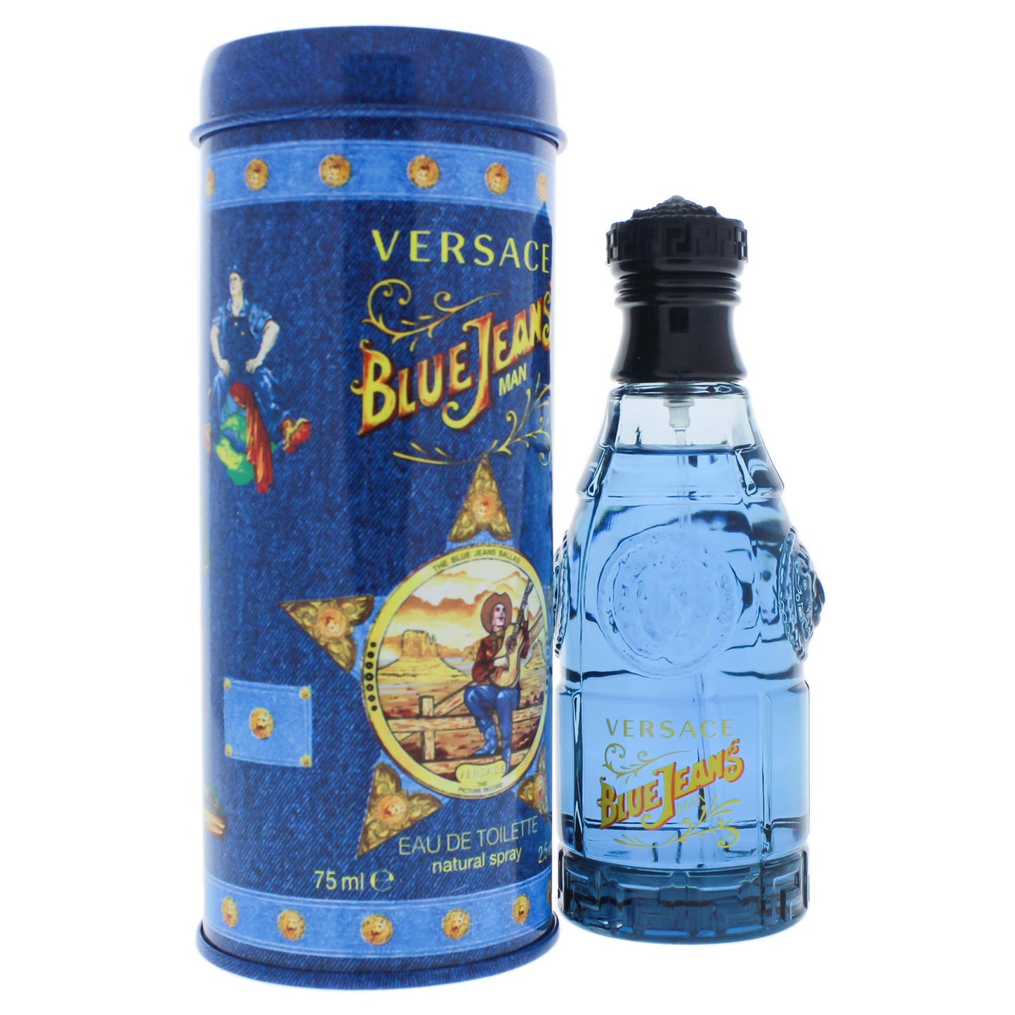 Versace Blue Jeans Eau De Toilette for Men, 75ml