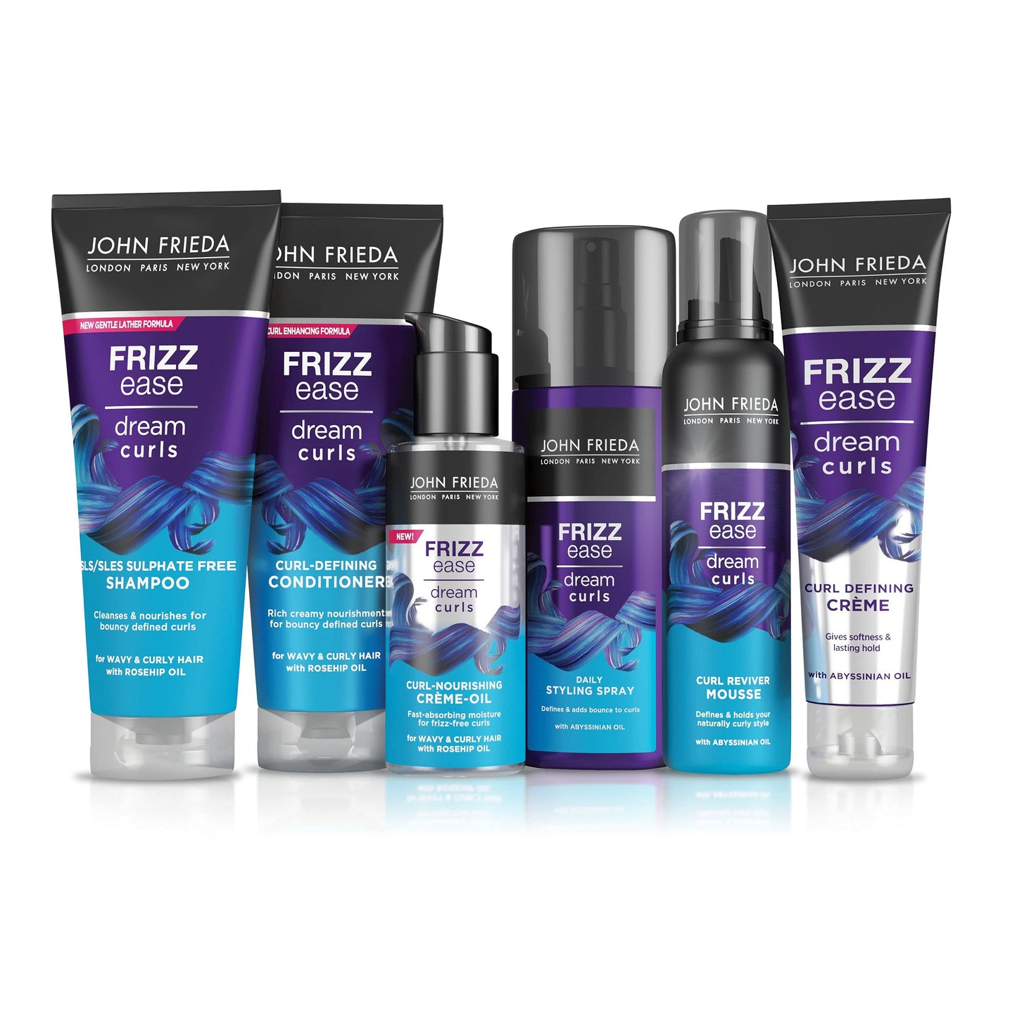 John Frieda Frizz Ease Dream Curls Defining Crème 150ml, Smoothing, Hydrating And Defining Cream Curly And Wavy Hair