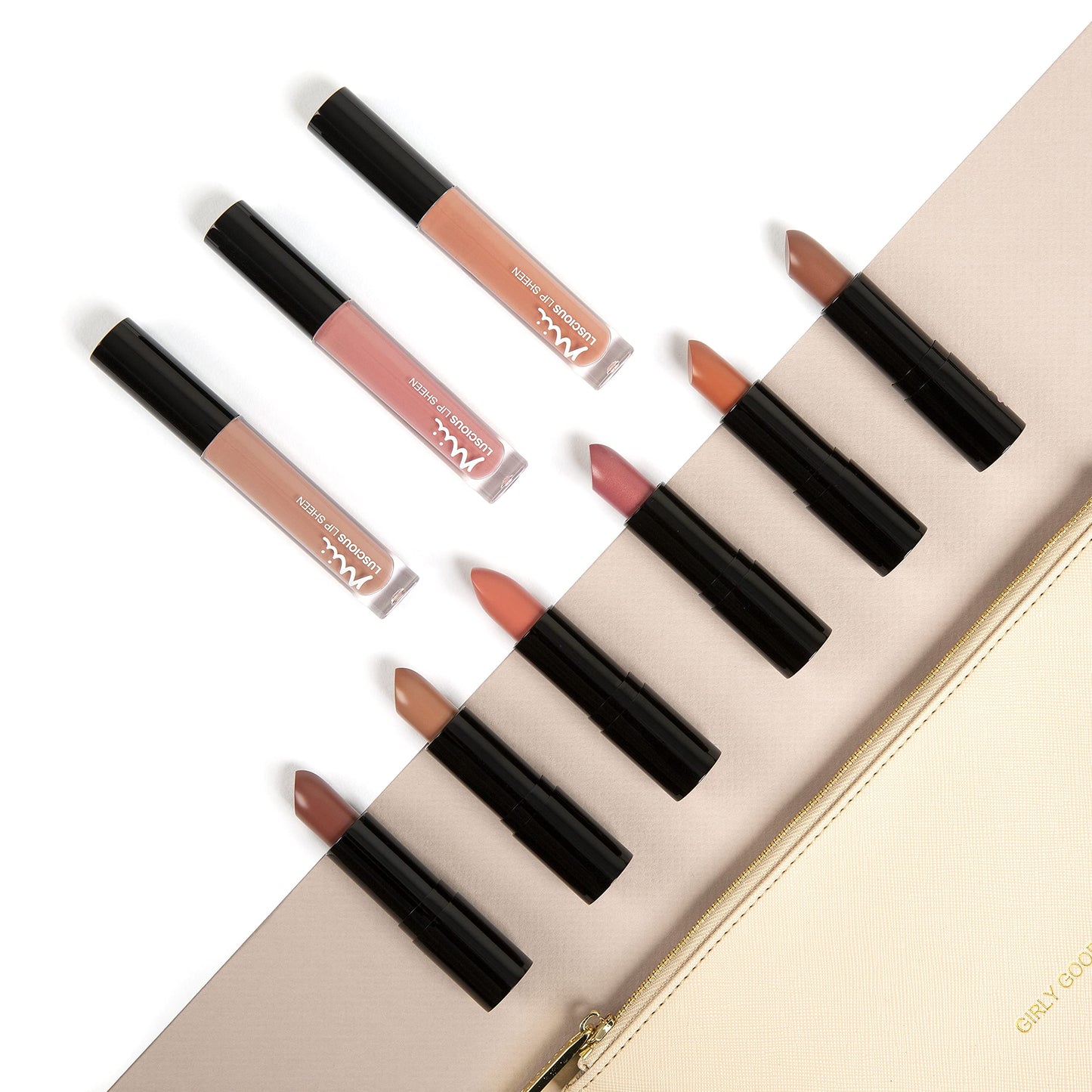 Mii Cosmetics Moisturising Lip Lover - Long Lasting Plump Lipstick - Hush 12
