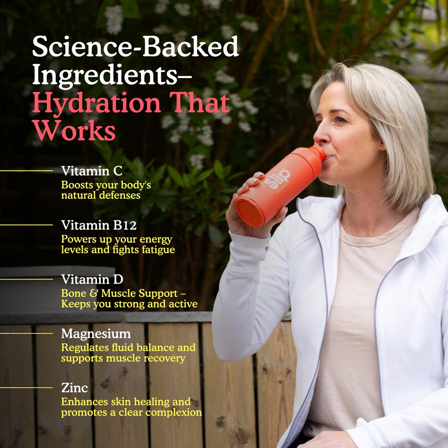 Siip Hydrate Zero Cal. 90 Drinks, Electrolytes, Vitamins, 3 Fruits Flavours