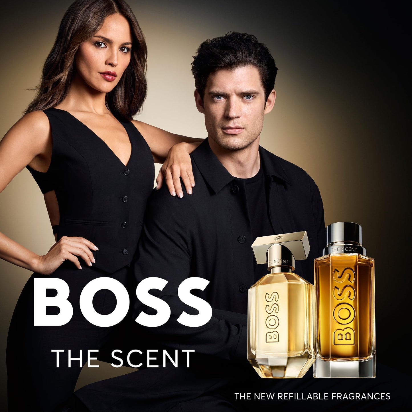 BOSS The Scent - Eau de Parfum for Her - Ambery Fragrance with Notes of Honeyed Peach, Osmanthus Flower and Roasted Cocoa - High Longevity - 50ml
