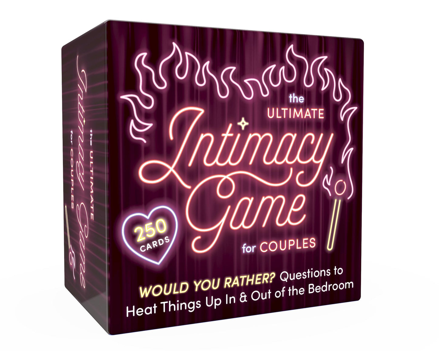 The Ultimate Intimacy Game for Couples: Would You Rather? Questions to Heat Things Up in and Out of the Bedroom 250 Cards. Includes Wild Cards!