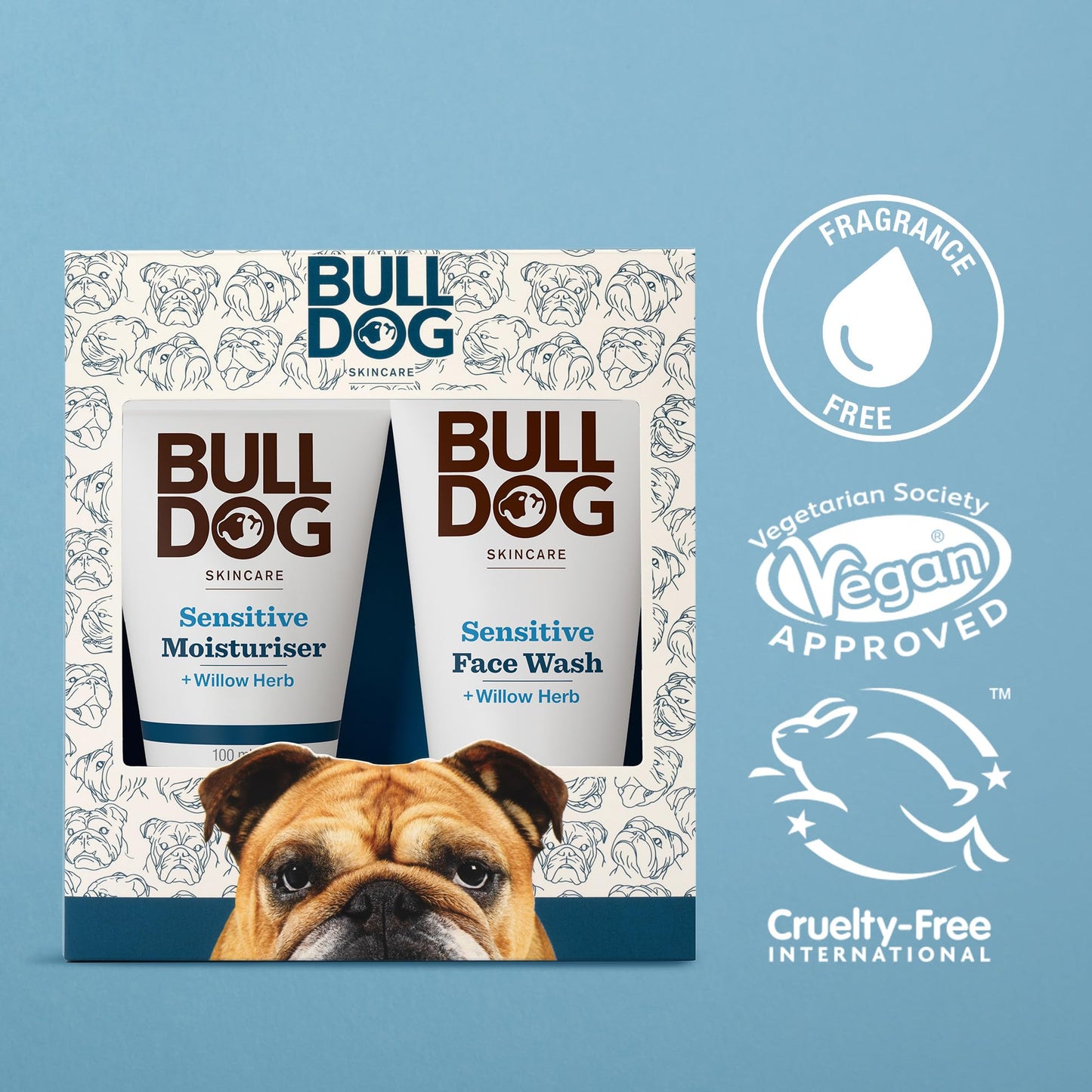 Bulldog Skincare | Men's Gift Set | Sensitive Skincare Duo