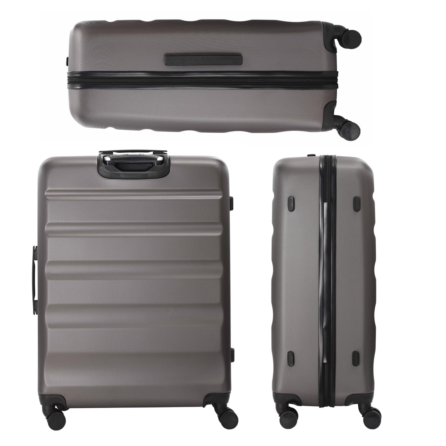 Aerolite Large Lightweight ABS Hard Shell Travel Hold Check in Luggage Spinner Suitcase with 4 Wheels, 29"