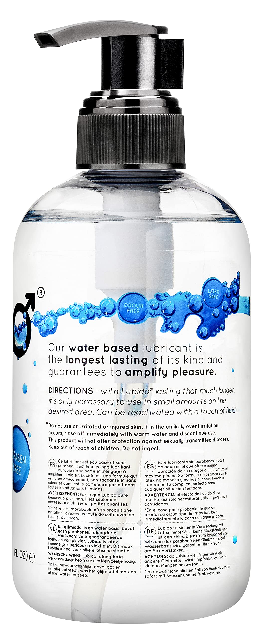 Lubido Original Water Based Paraben Free Intimate Gel Lube - 250ml