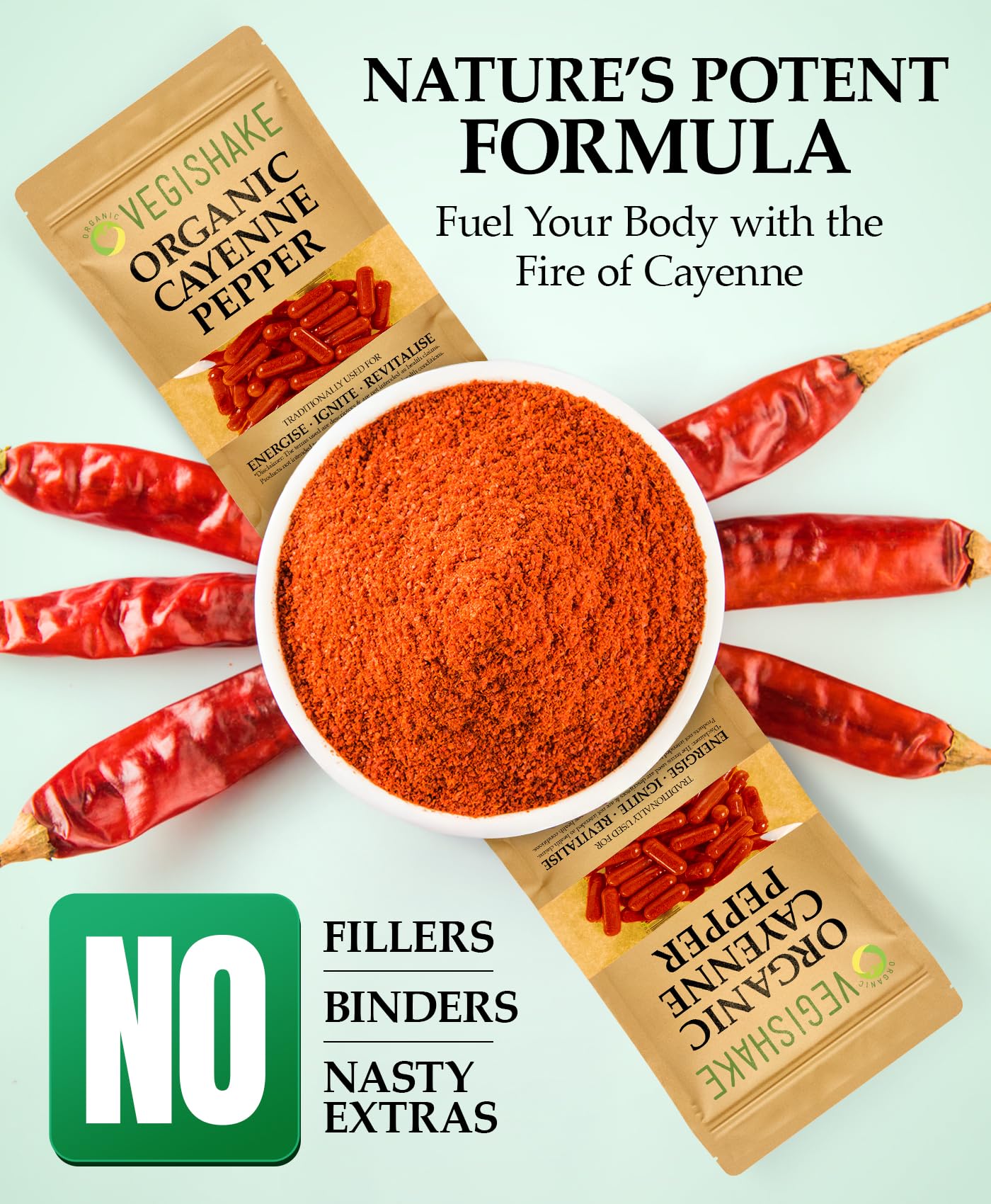 Organic Cayenne Pepper | Fat Burners | Fat Burners for Men Weight Loss | Fat Burners for Women Weight Loss | Fat Burner Tablets | UK British Company | 200 Capsules