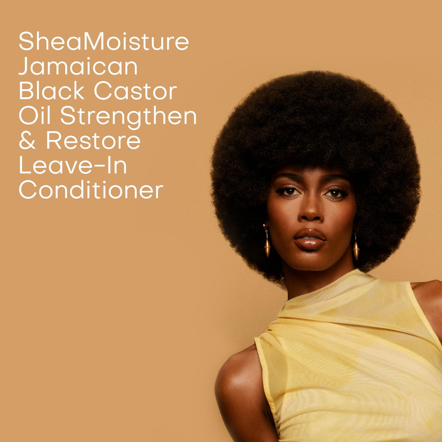SheaMoisture Jamaican Black Castor Oil Strengthen & Restore Leave-In Conditioner no silicones or sulphates for chemically processed, heat-styled or natural hair 431 ml