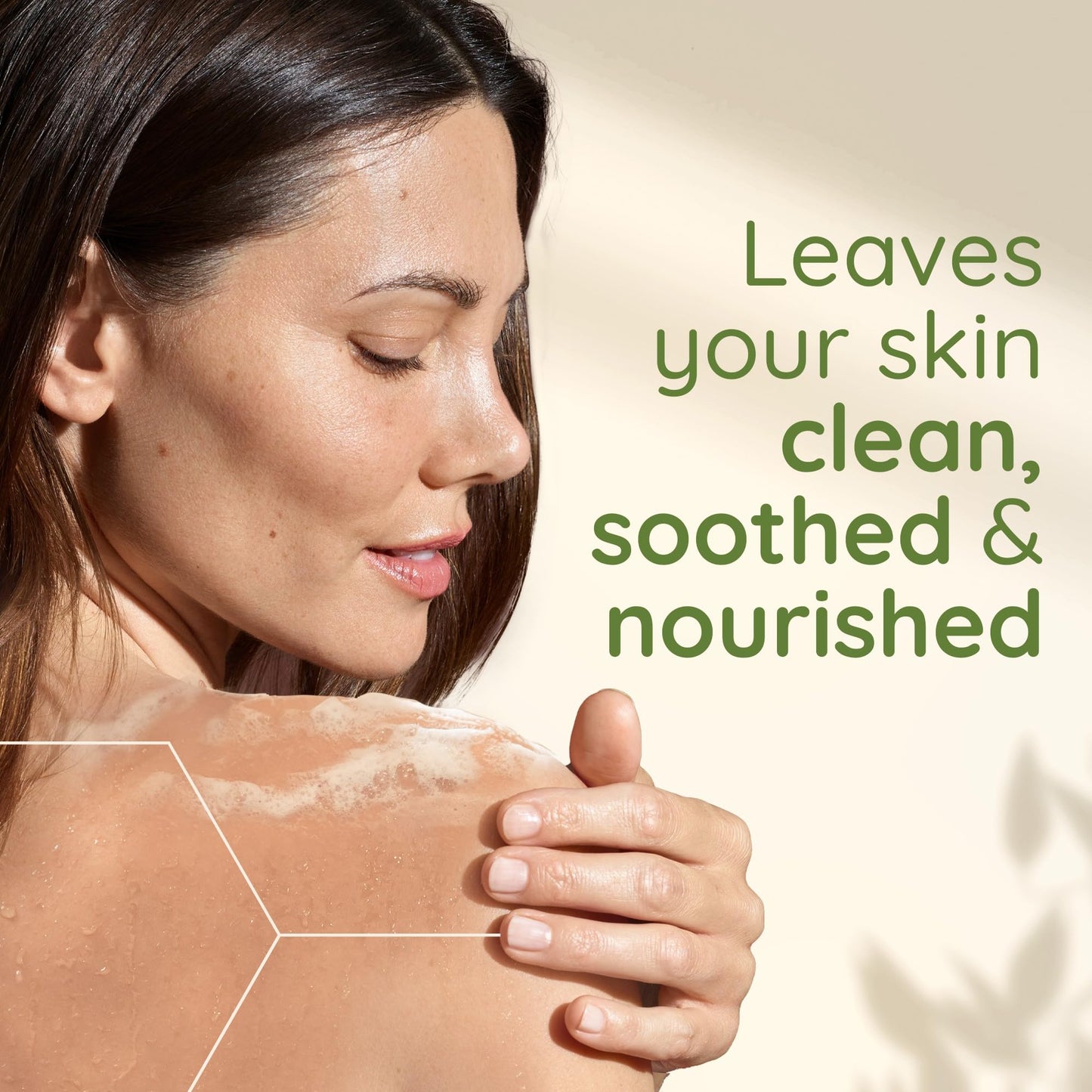 Aveeno Daily Moisturising Body Wash (1x 500ml), Gentle Wash with Soothing Colloidal Oatmeal, Nourishing Body Cleanser for Sensitive and Normal to Dry Skin