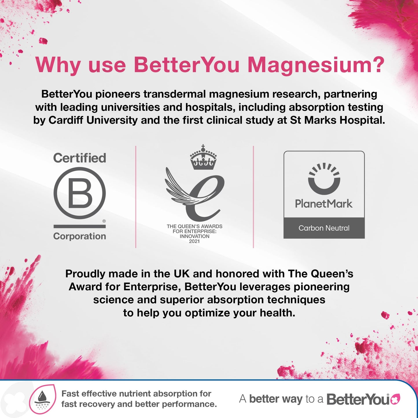 BetterYou Magnesium Sleep Body Spray, Made with Zechstein Magnesium Chloride and Essential Oils, Magnesium Supplement, Natural Sleep Aid, Palm-Oil Free, 100ml (600 Sprays)
