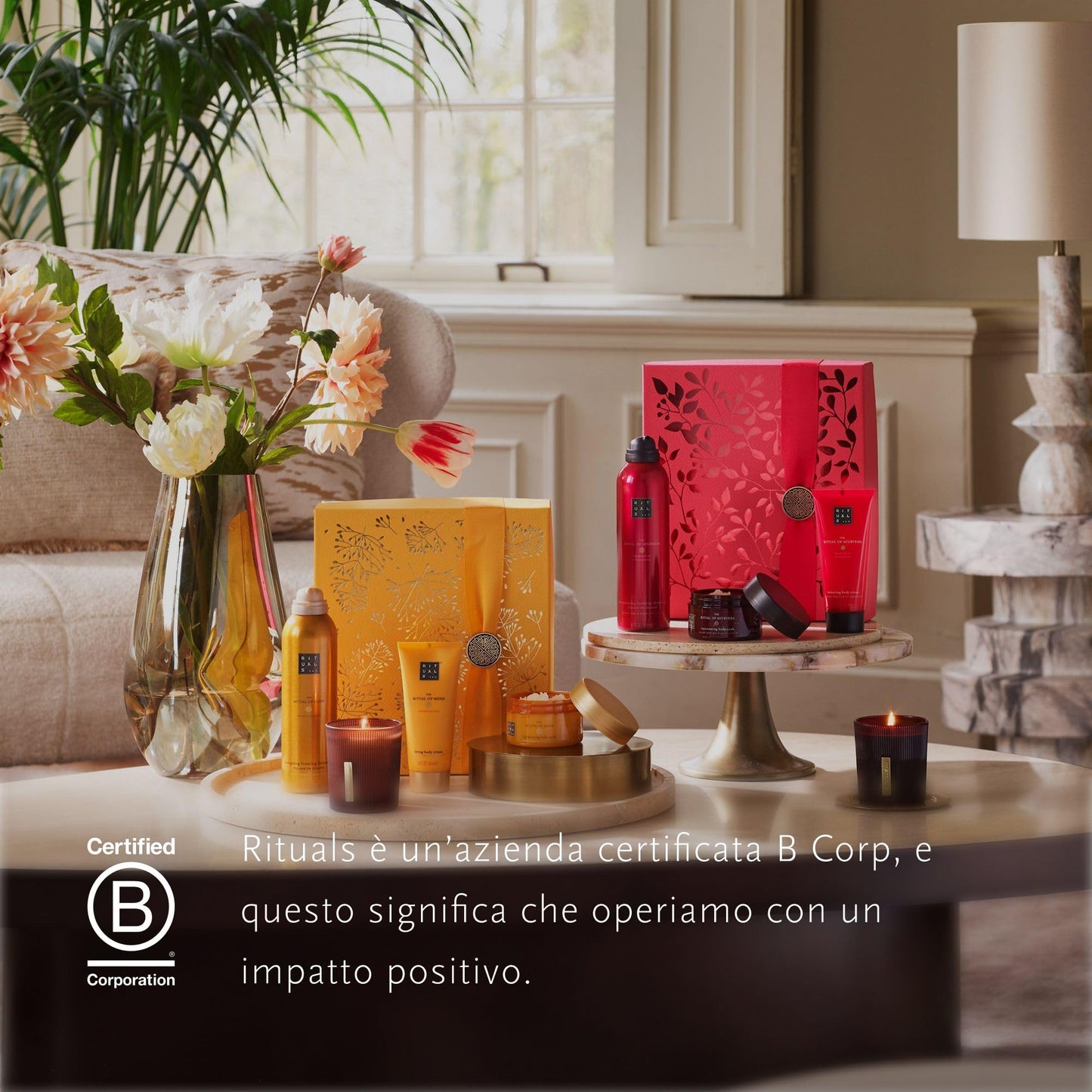 RITUALS Gift Set The Ritual of Mehr Medium - Home and Skincare Products Enriched with Sweet Orange and Cedar Wood - Bath Gift Box with Energising Properties