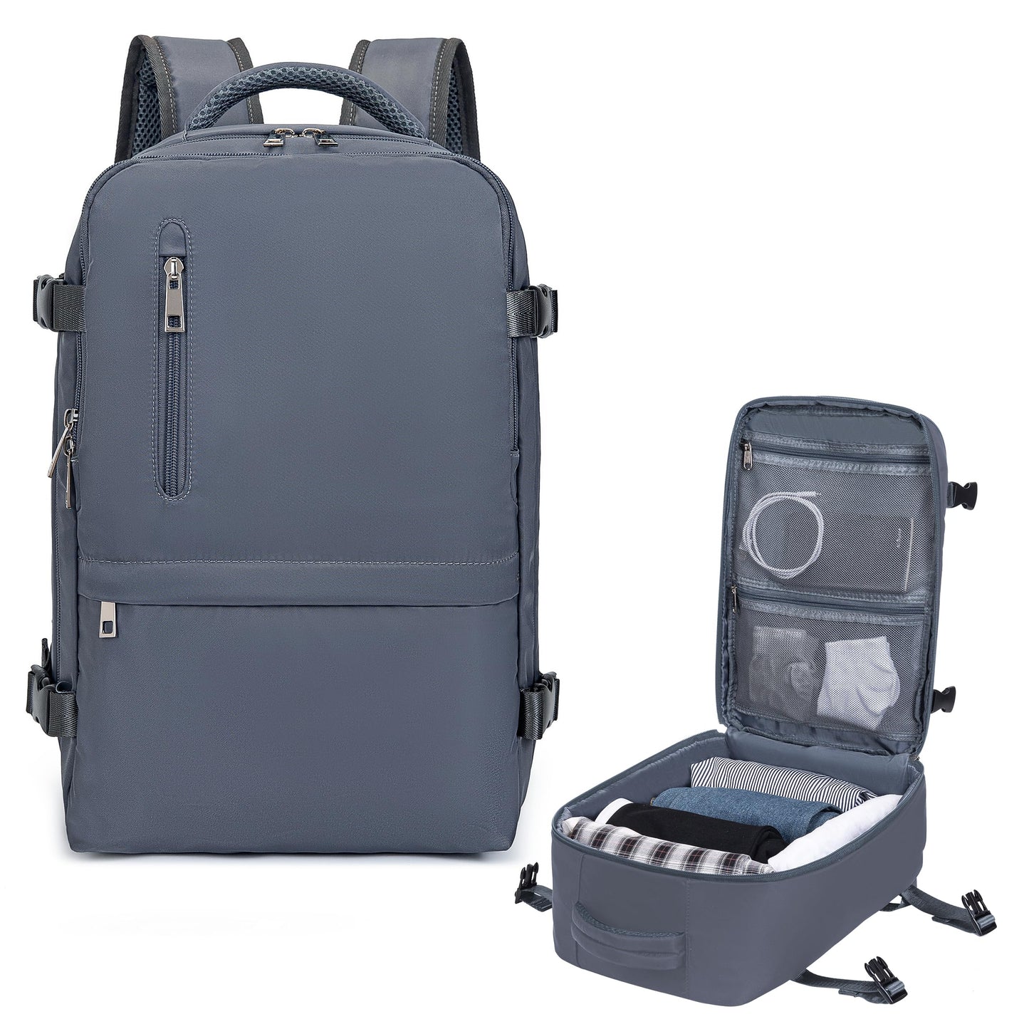 Xkdoai Cabin Bags 40x20x25 for Ryanair, Small Underseat Carry On Travel Backpack Casual Hand Luggage Flight Loptop Bags for Women Men Cabin Size Rucksack