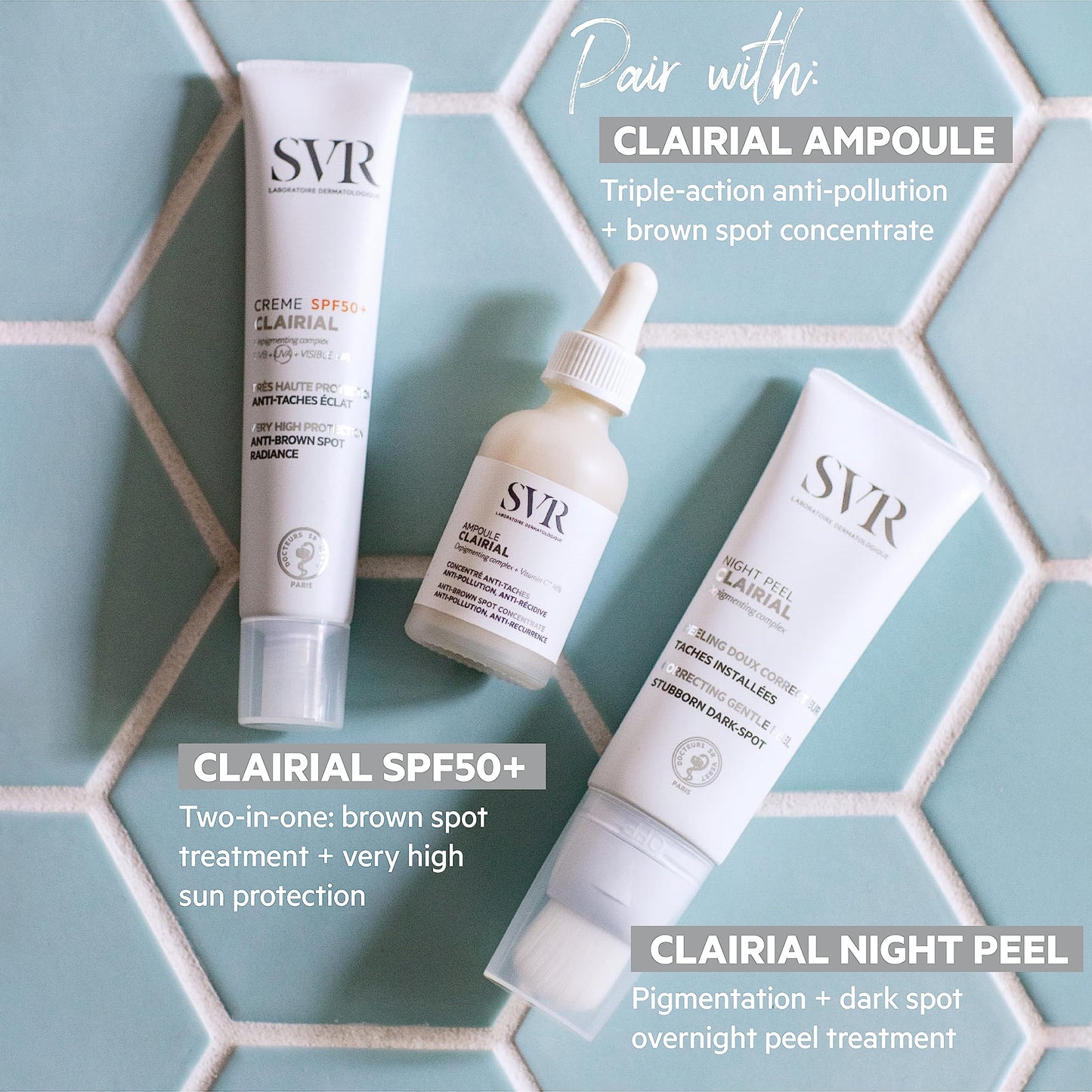 SVR CLAIRIAL Hyperpigmentation, Dark Spot Serum, Radiance Booster and Complexion Corrector, 30ml (Tube with canula)