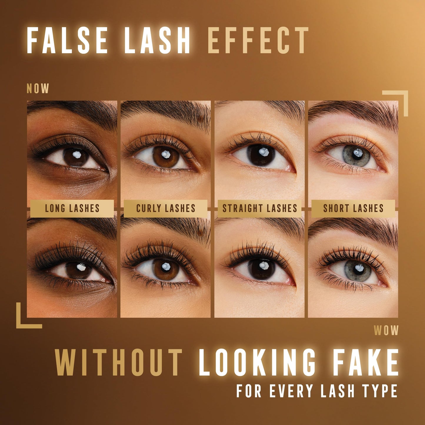 MAX FACTOR - False Lash Effect Mascara - Volumising Formula, Pro-Vitamin B5, Clump-Free, Flake-Free, Smudge-Proof - 01 Black - 13.1ml