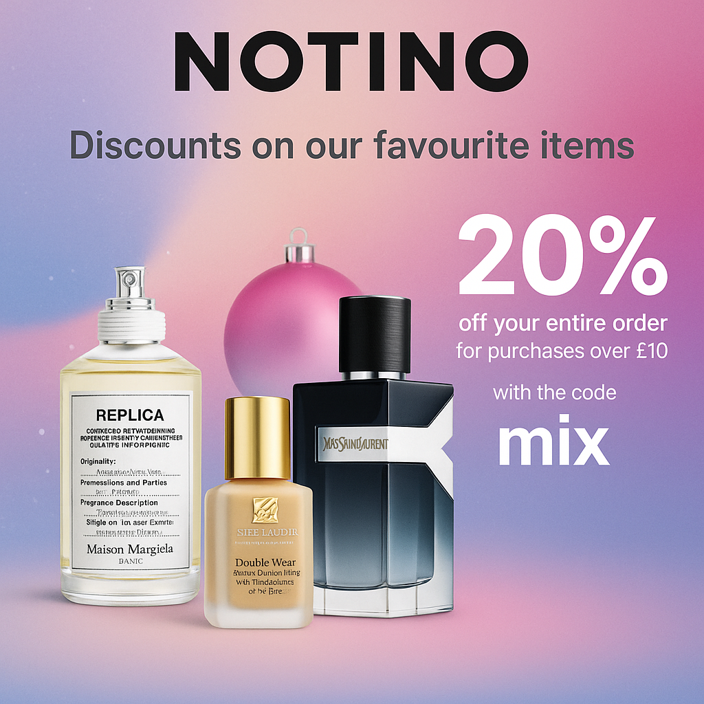 NOTINO Weekly Promo – 20% Off Beauty & Fragrance Deals