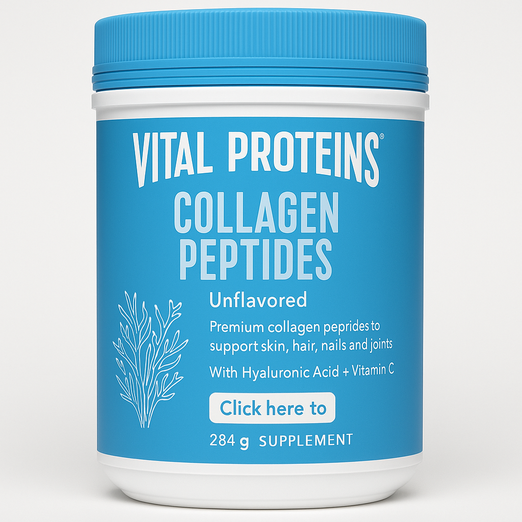 Vital Proteins Collagen Peptides – Unflavored Powder – Hair, Skin & Nails Support – 284g