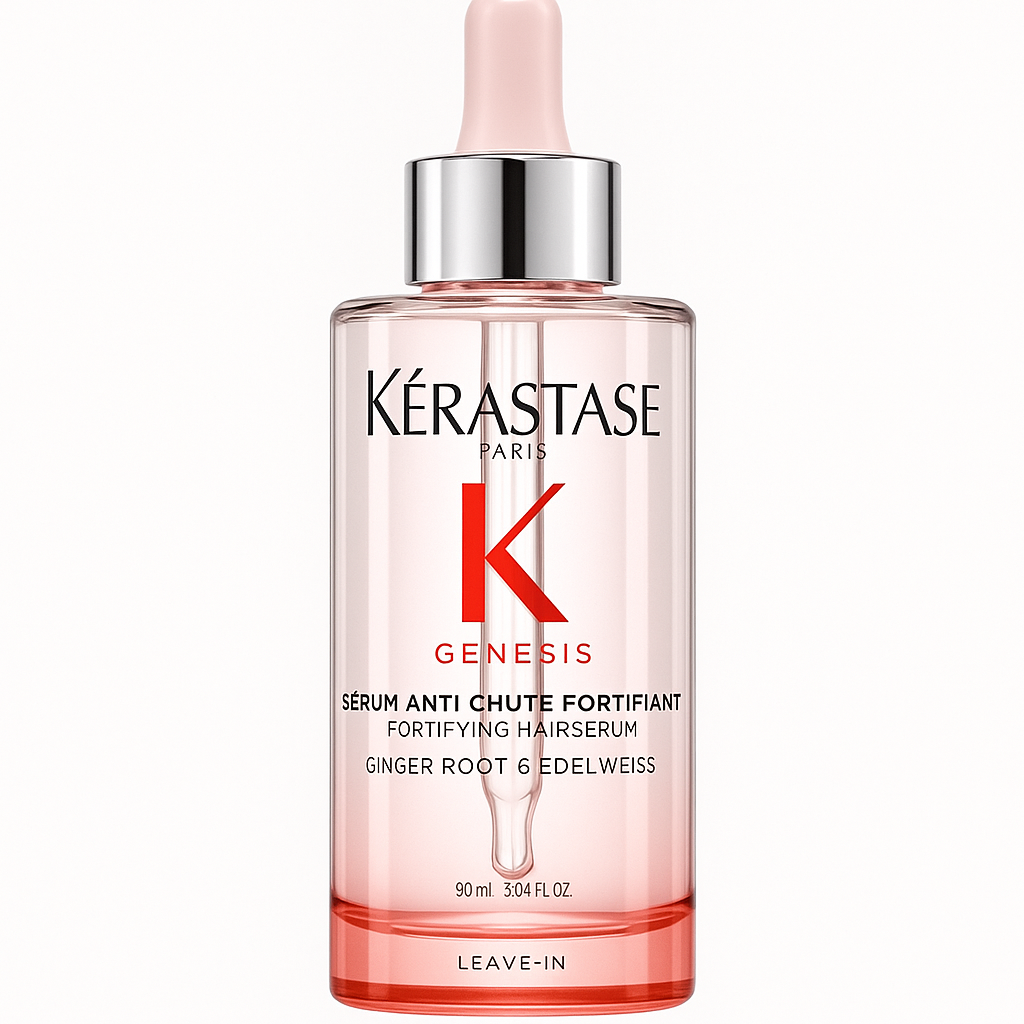 Kérastase Genesis Hair Serum – Fortifying Leave-In Conditioner for Weakened Hair – With Ginger Root & Edelweiss – 90 m