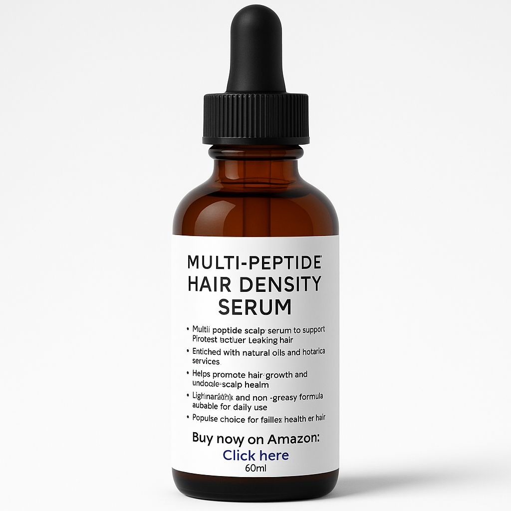 Multi-Peptide Hair Density Serum – Scalp Treatment Oil for Fuller Hair – 60ml