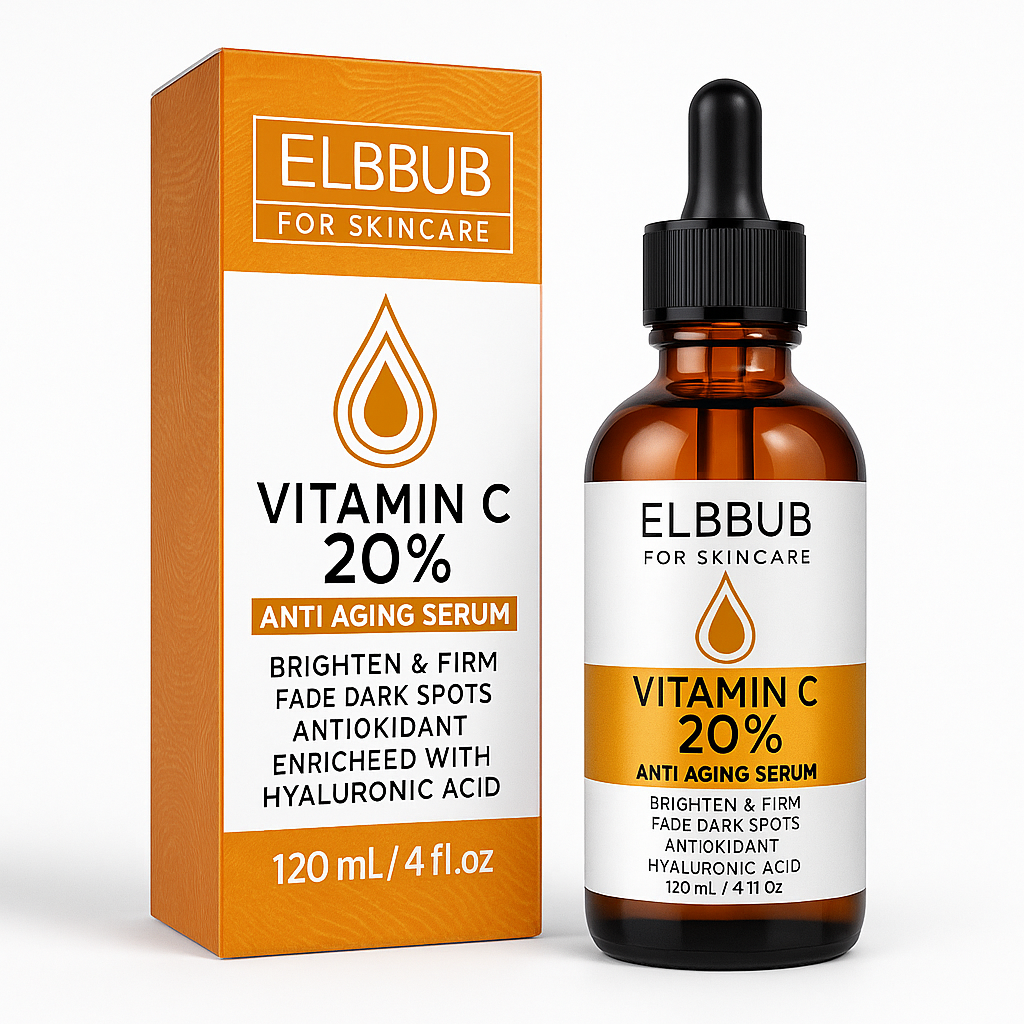 Premium 20% Vitamin C Serum – Face Serum with Hyaluronic Acid, Retinol & Amino Acids (30ml)