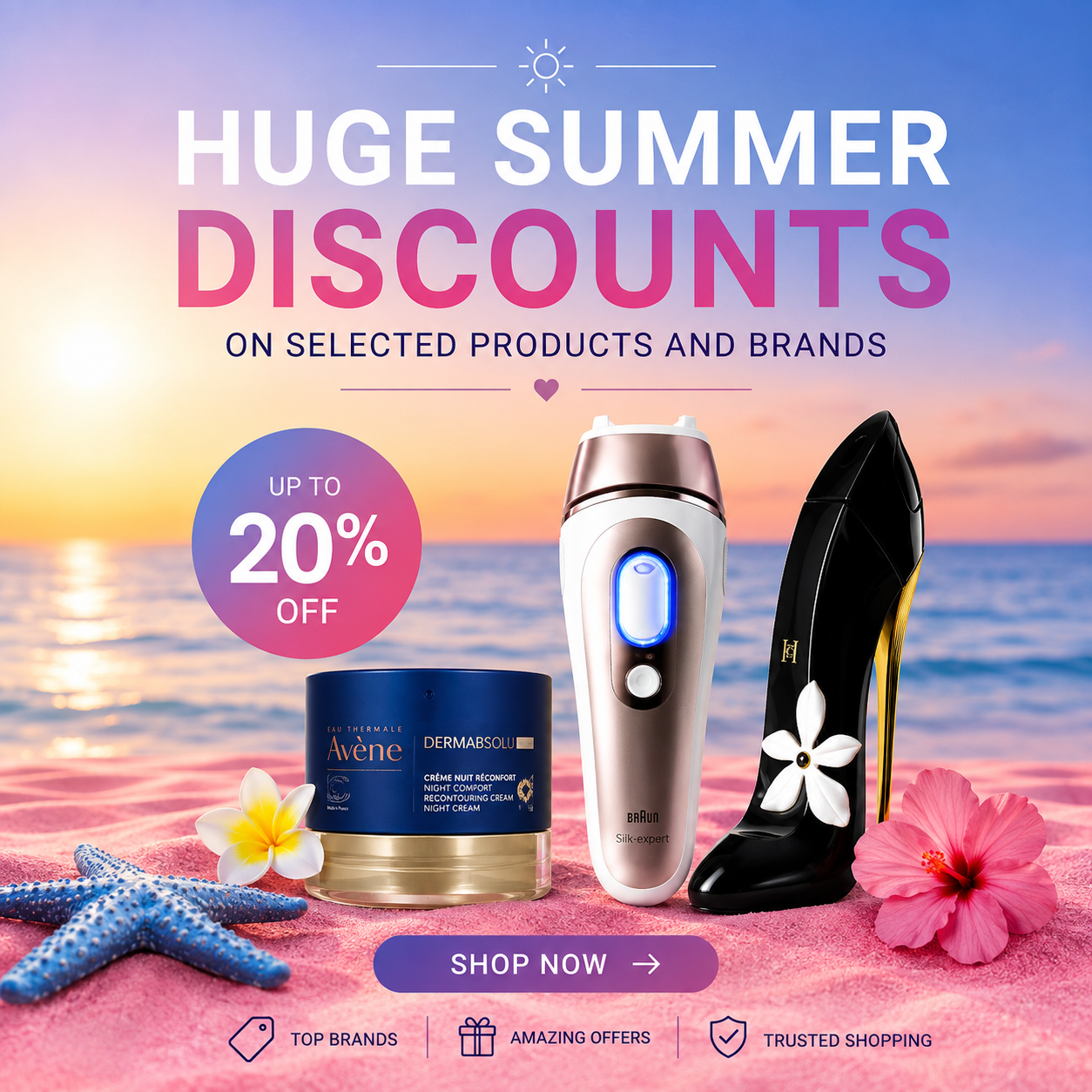 Title Notino Summer Sale | Up to 20% Off Selected Brands & Products