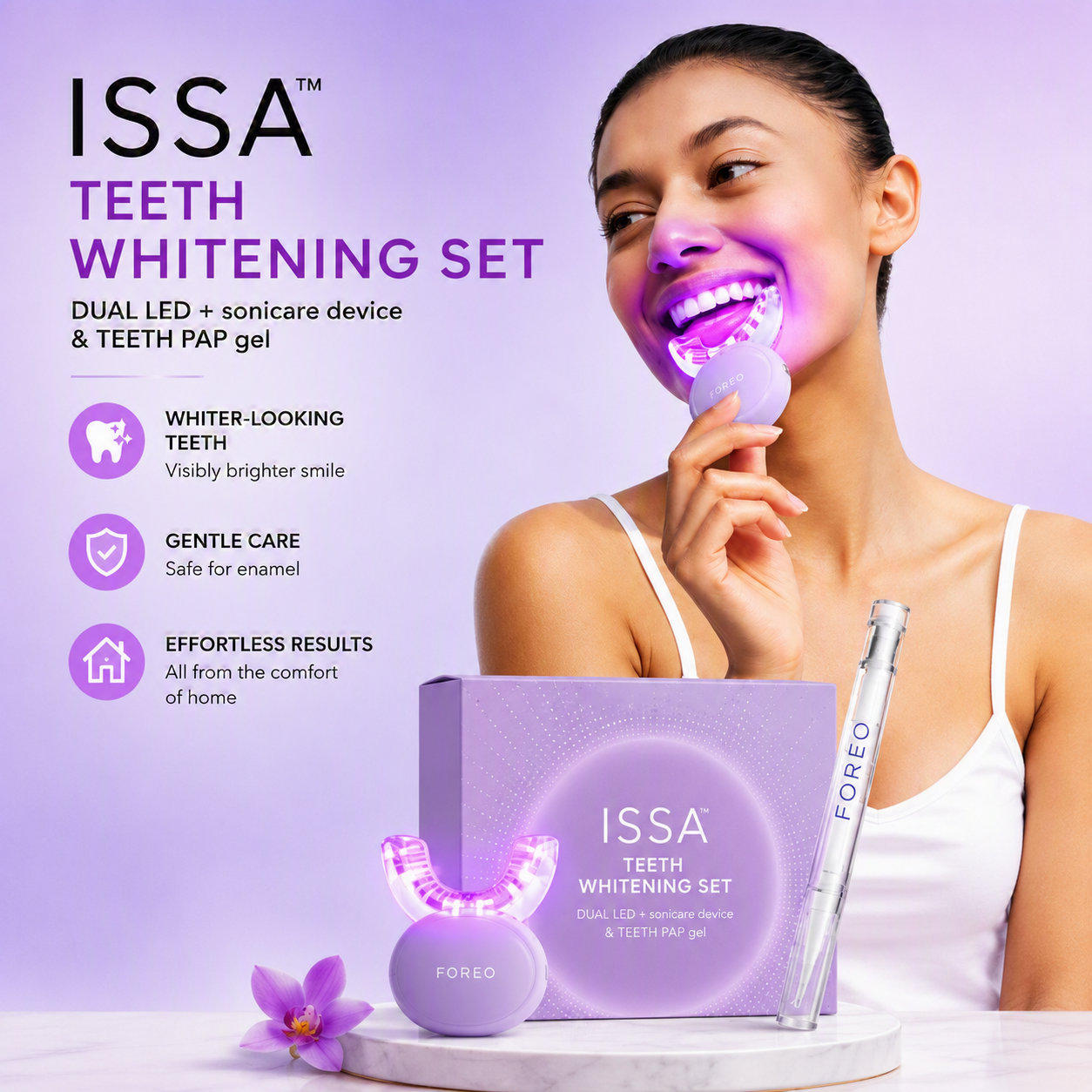 FOREO ISSA™ Teeth Whitening Set