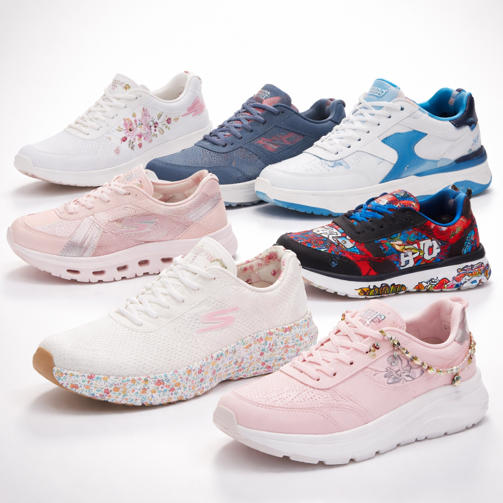 SKECHERS Spring Colours Collection – Lightweight Comfort & Trend Sneakers