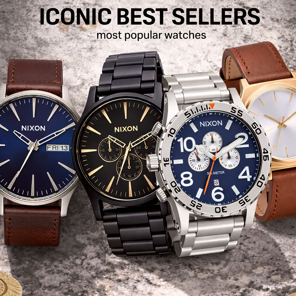 NIXON Iconic Best Sellers – Most Popular Watches