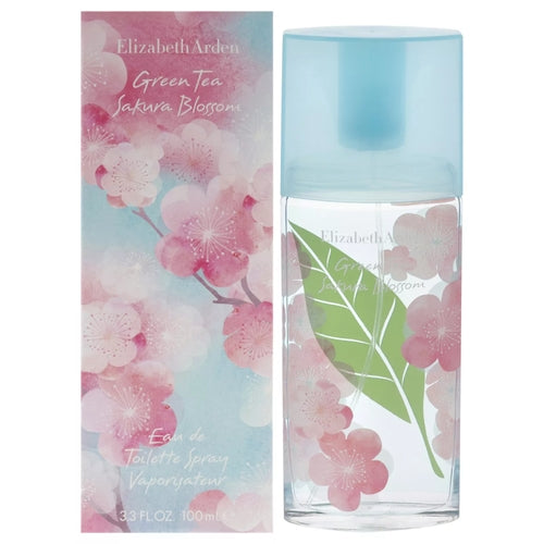 Green Tea Sakura Blossom Perfume for Women - Eau de Toilette Spray 3.4 oz