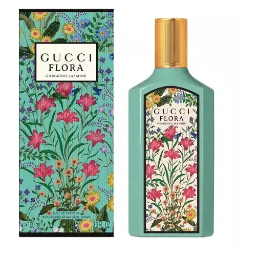 Gucci Flora Gorgeous Jasmine Perfume for Women - Eau de Parfum Spray 3.4 oz