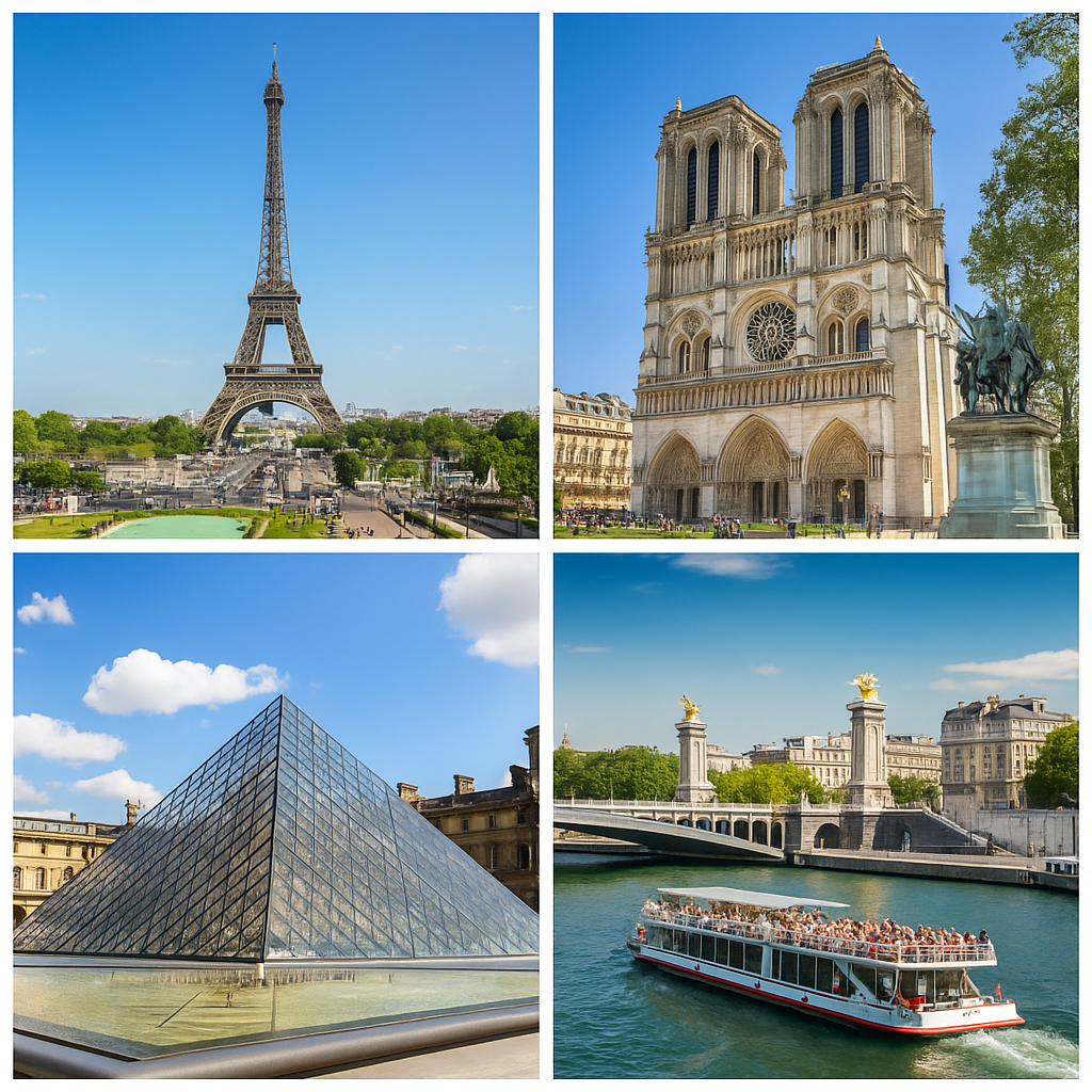 Paris Top Attractions Tour Collection