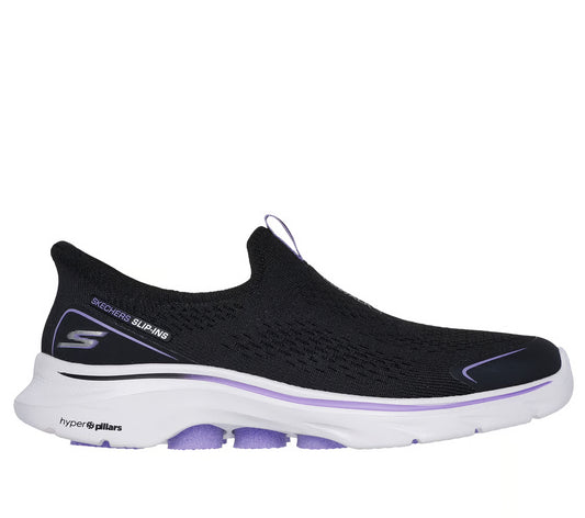 Skechers Slip-ins: GO WALK 7 – Sarai (Black / Lavender)