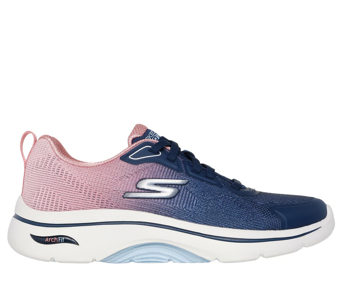 Skechers GO WALK Arch Fit 2.0 – Meredith (Navy/Pink)