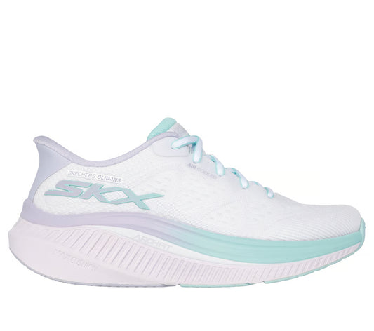 Skechers Slip-ins: GO WALK Max Cushioning Arch Fit – Areena (White/Mint)