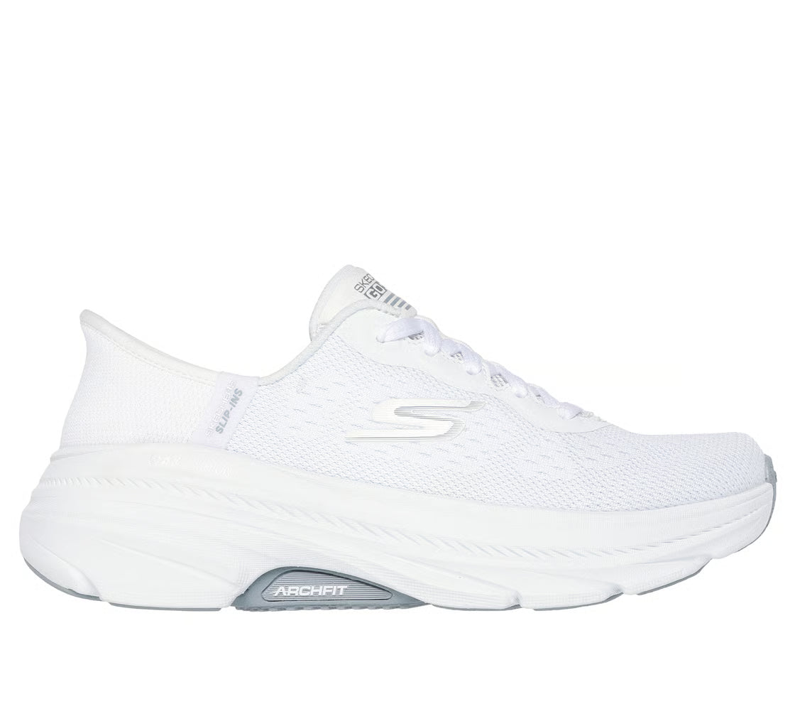 Skechers Slip-ins: Max Cushioning Arch Fit 2.0 – Antilles (White/Silver)